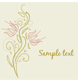 floral vector image vector image