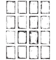 frame grunge set vector image