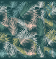 abstract creative seamless pattern with tropical vector image