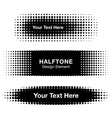 abstract halftone design elements vector image