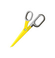 scissors flat design vector image vector image