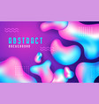 abstract liquid banner background vector image vector image