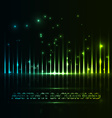 abstract music equalizer vector image