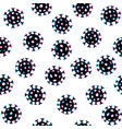 virus seamless pattern abstract bacterium vector image
