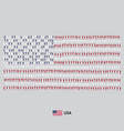 large group of people in the shape united vector image