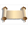 ancient scroll vector image