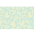 seamless pattern with hearts vector image vector image