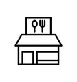 restaurant icon dinner vector image vector image