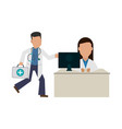 doctor office concept vector image
