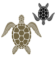 Turtle icon simple style Royalty Free Vector Image