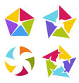 abstract logo vector image