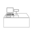 cash register icon vector image