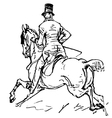 horseman vector image