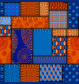 patchwork textile pattern seamless quilting vector image vector image