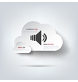 speaker volume icon vector image vector image