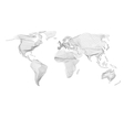 world map abstract vintage computer graphic vector image