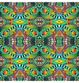 seamless geometry vintage pattern ethnic style vector image