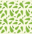 fern leaf seamless pattern vector image