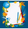 paper and pens vector image vector image