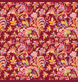 floral seamless pattern with colorful vector image