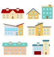 modern houses vector image