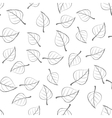 leaves seamless pattern vector image