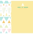 abstract ikat triangles stripes square torn vector image