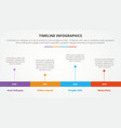 timeline infographic concept with yearl label vector image