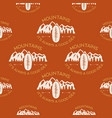 camping seamless pattern travel wallpaper vector image