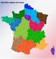 new french regions nouvelles de france vector image vector image