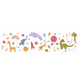 children book about animals and adventures vector image vector image