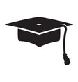 graduation cap vector image