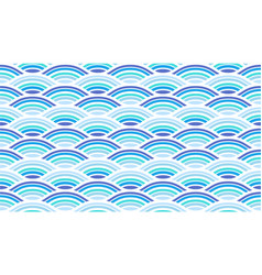 Water circle seamless pattern Royalty Free Vector Image