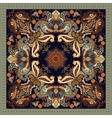 design for square pocket shawl textile paisley vector image