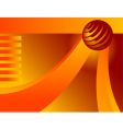 globe header vector image vector image