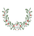christmas string lights vector image
