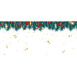festive new year background christmas tree vector image vector image