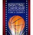 basketball sport vector image vector image
