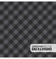 gingham black vector image vector image