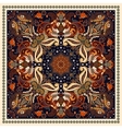 design for square pocket shawl textile paisley vector image