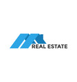 real estate house graphic icon design template vector image vector image