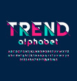 abstract font vector image