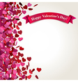 valentine abstract background vector image