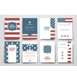 set of brochure poster design templates vector image