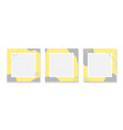 abstract yellow gray backgrounds for instagram vector image vector image