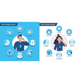 drinking water benefits healthy human body vector image vector image