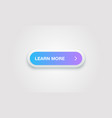 colorful shiny and clean button for websites vector image