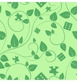 tree seamless pattern vector image