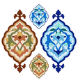 artistic ottoman pattern series twenty vector image