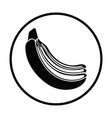 icon of banana vector image
